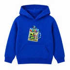 Library Access Pass kids World Book Day hoodie - Royal Blue