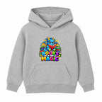 Books Are A Kind Of Magic kids World Book Day hoodie - Heather Grey