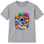 Books Take You Further kids World Book Day t-shirt - Heather Grey