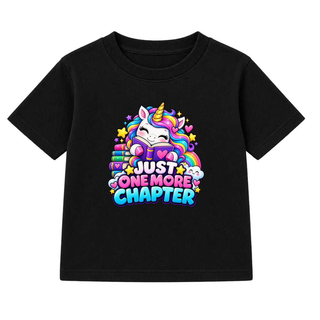 Just One More Chapter kids World Book Day t-shirt - Black