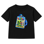Library Access Pass kids World Book Day t-shirt - Black