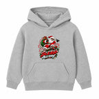 Sleigh All Day adult Christmas hoodie - Heather Grey