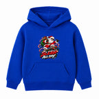 Sleigh All Day adult Christmas hoodie - Royal Blue