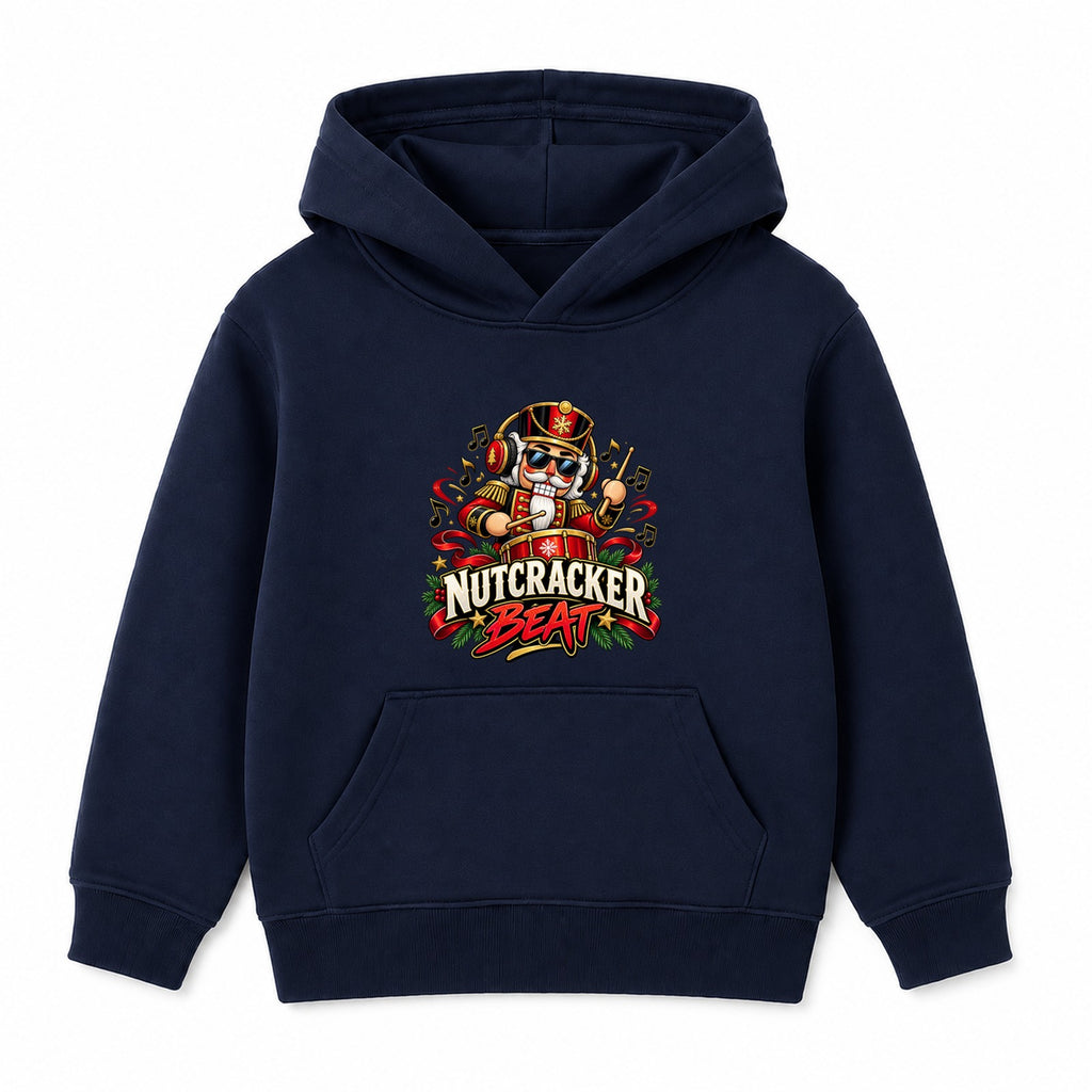 Nutcracker Beat adult Christmas hoodie - Navy