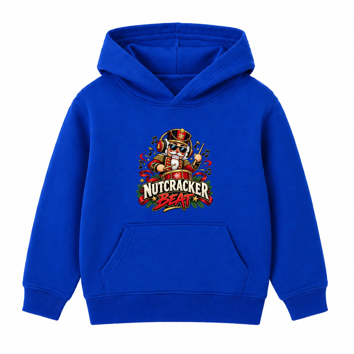 Nutcracker Beat adult Christmas hoodie - Royal Blue