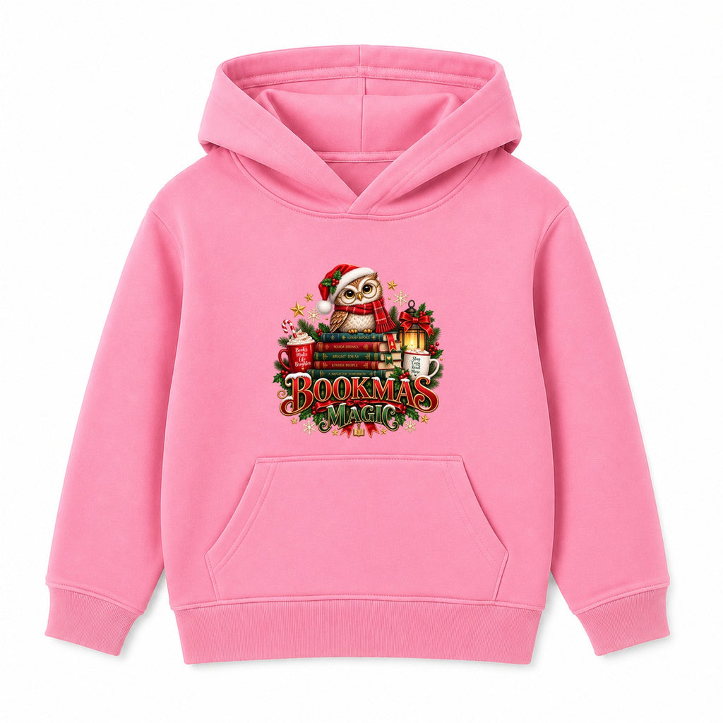 Bookmas Magic adult Christmas hoodie - Pink