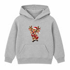 Rudolph kids Christmas hoodie - Heather Grey