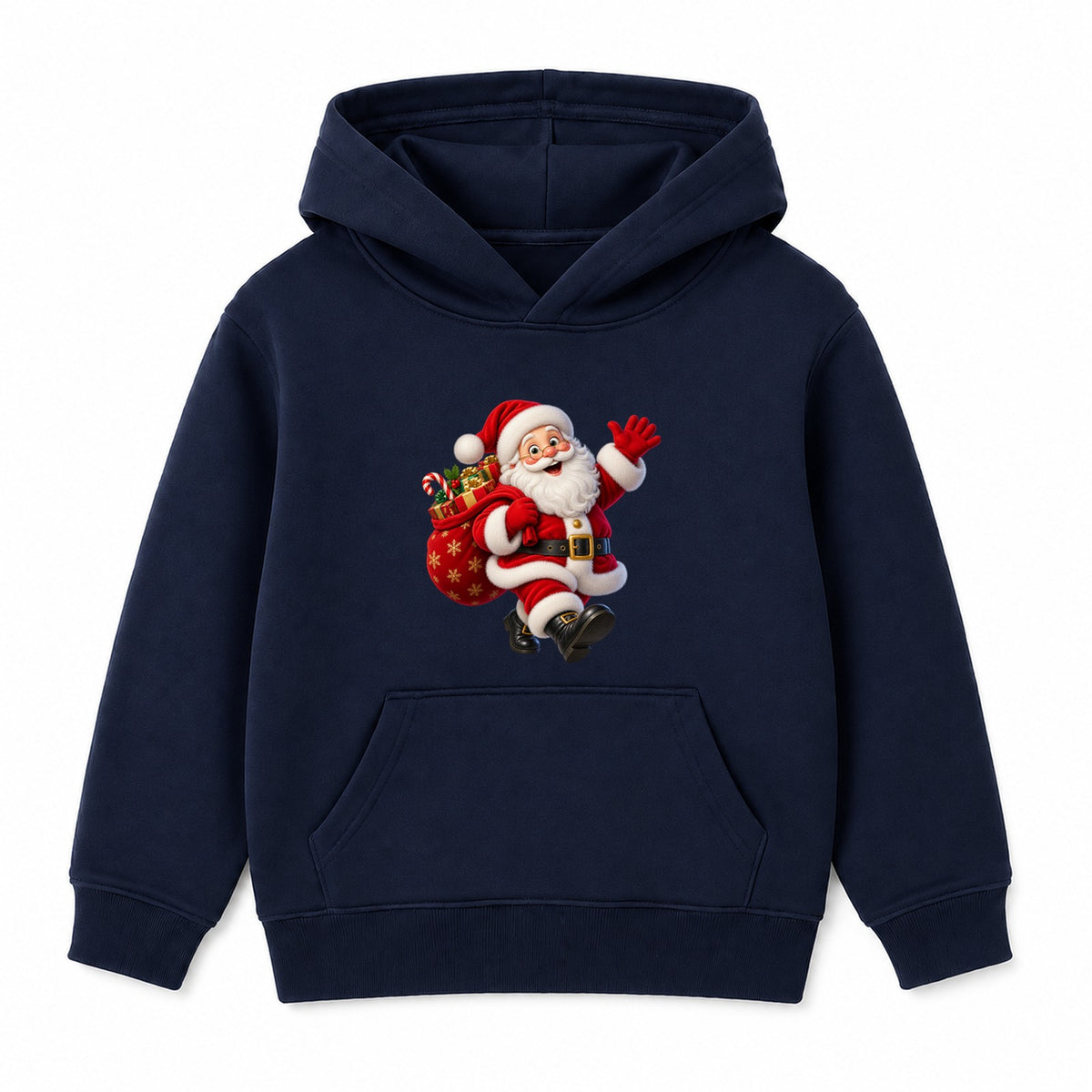 Santa's Delivery kids Christmas hoodie - Navy