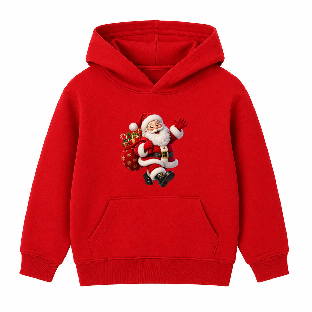 Santa's Delivery kids Christmas hoodie - Red