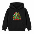 Dino Bells kids Christmas hoodie - Black