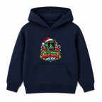 Holiday Arcade Hero adult Christmas hoodie - Navy