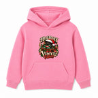 Holiday Vinyl Vibes adult Christmas hoodie - Pink