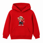 Santa Bear adult Christmas hoodie - Red