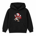 Snowman Snapshot kids Christmas hoodie - Black