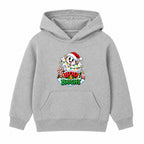 Boo & Bright kids Christmas hoodie - Heather Grey