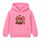 Octo Noel kids Christmas hoodie - Pink