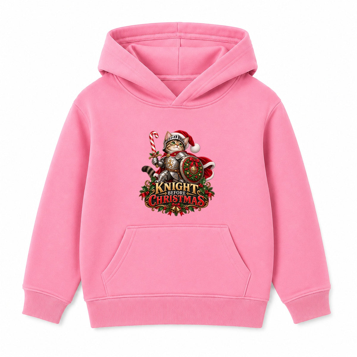 Knight Before Christmas adult Christmas hoodie - Pink