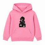Hood Bear Chill adult hoodie - Pink