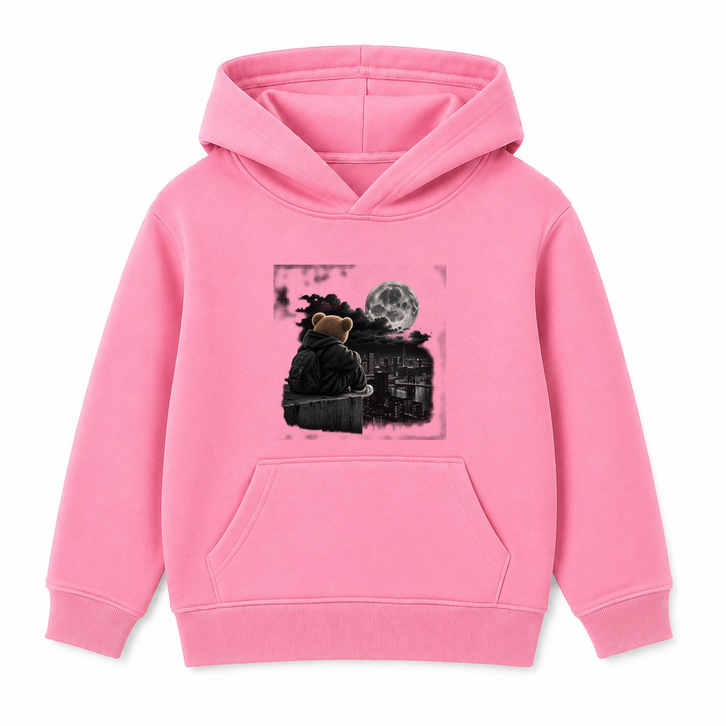 Bear City Nights adult hoodie - Pink