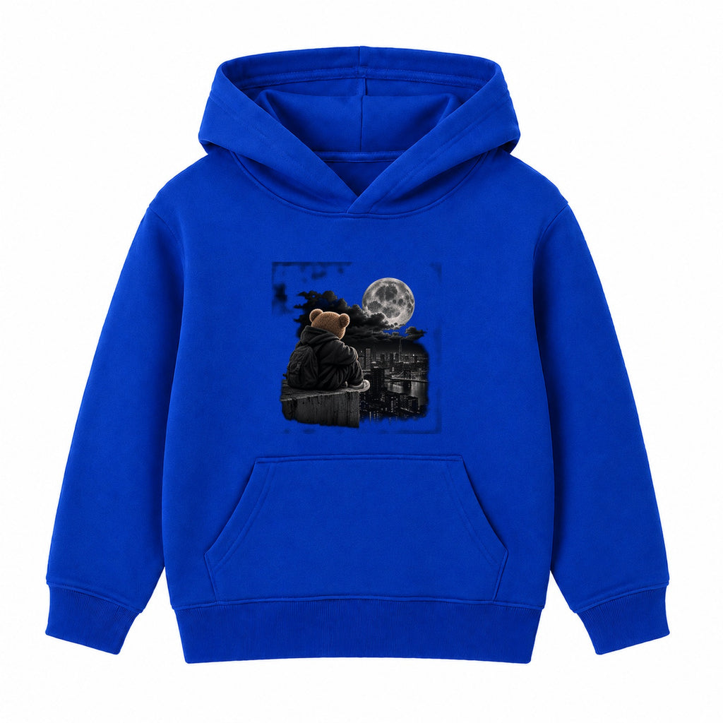 Bear City Nights adult hoodie - Royal Blue