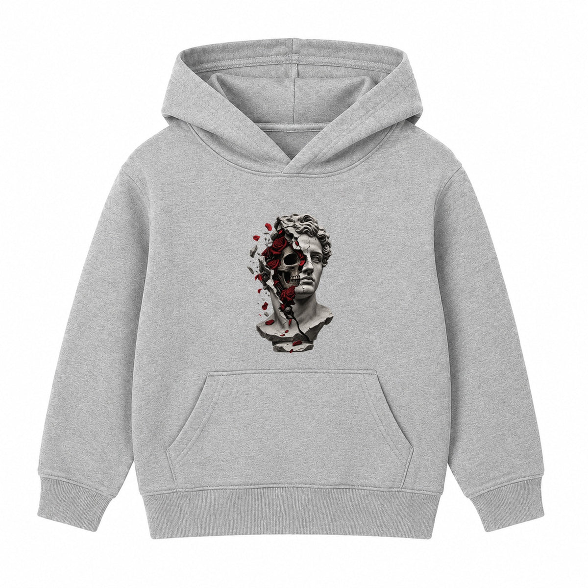 Marble & Roses adult hoodie - Heather Grey