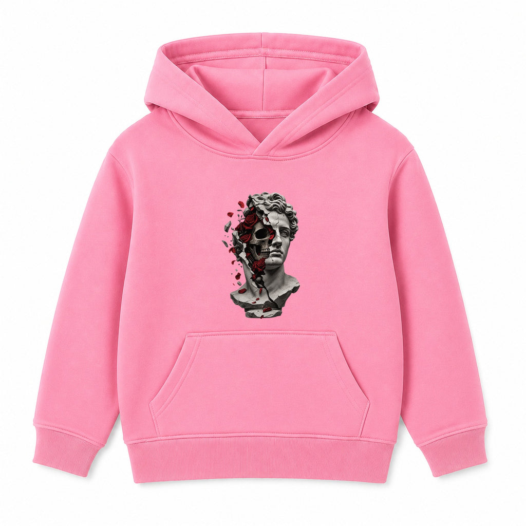 Marble & Roses adult hoodie - Pink
