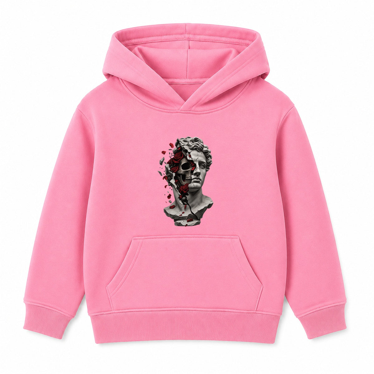 Marble & Roses adult hoodie - Pink