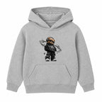 Star Bear adult hoodie - Heather Grey