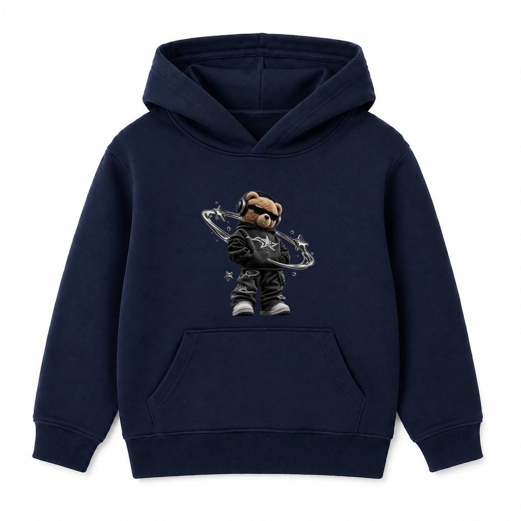 Star Bear adult hoodie - Navy