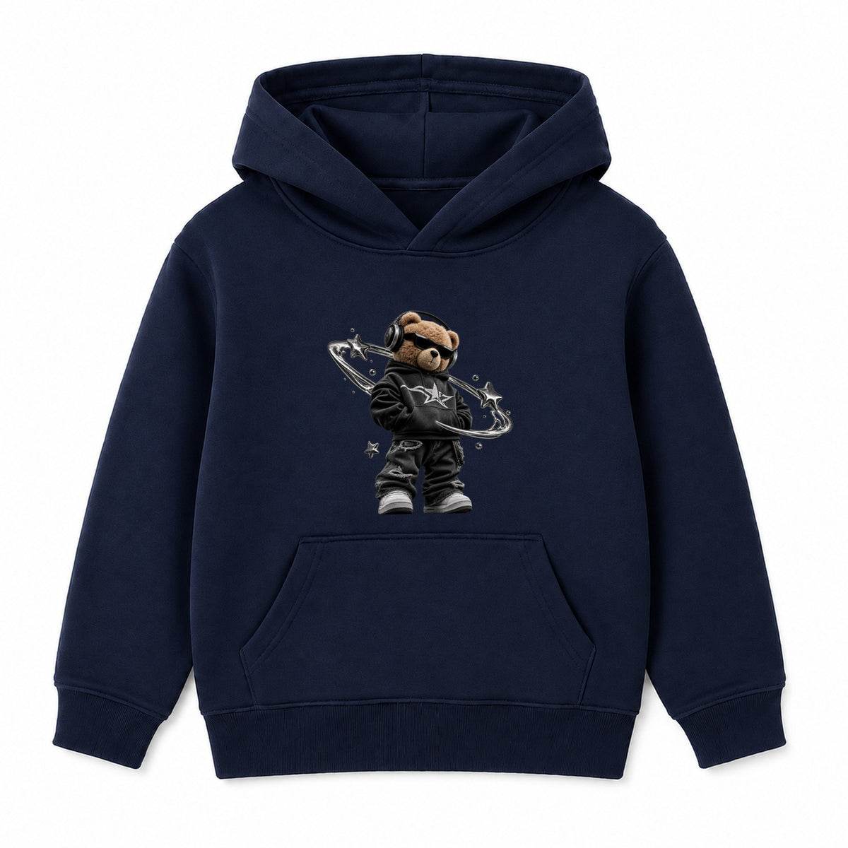 Star Bear adult hoodie - Navy